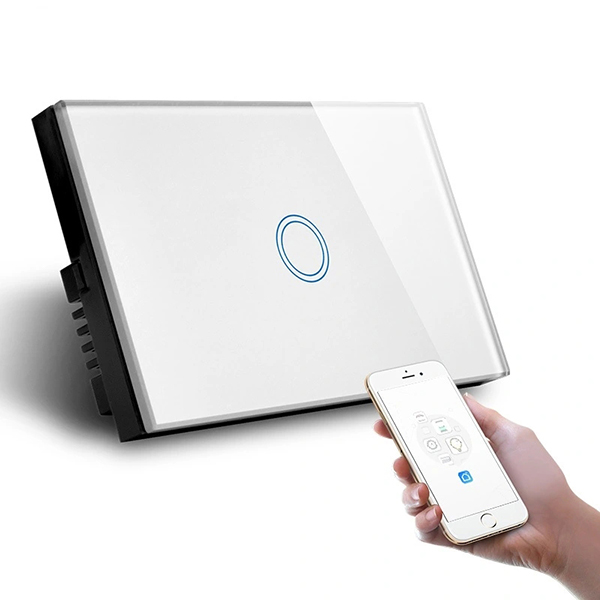 Glass Touch Wifi-fjernkontroll trådløs bryter