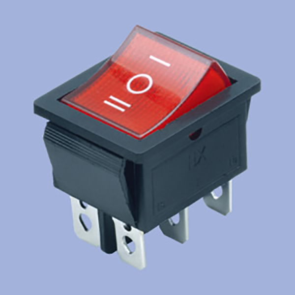 LED-belyst vippebryter